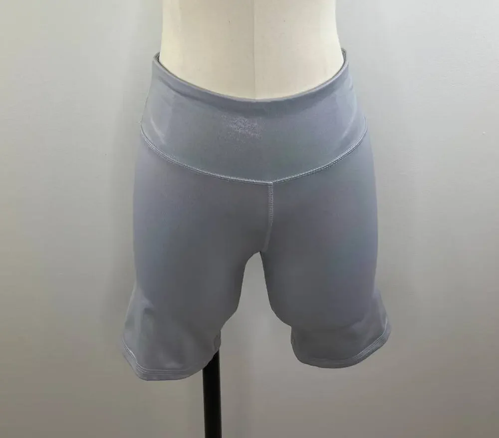 Old Navy Active Iridescent Silver Shine Go Dry Kid's Bike Shorts Size XXL/16